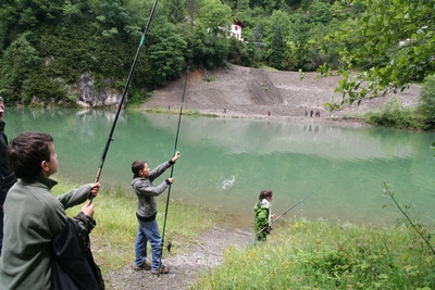 Initiation à la pêche au Lac de Ste Engrâce