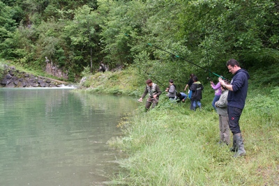 Initiation à la pêche au Lac de Ste Engrâce