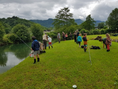 Initiation à la pêche à Alçay