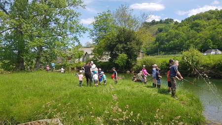 Initiation à la pêche à Alçay