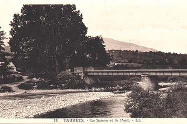 Le pont d'Alos avant